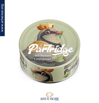 Canned partridge with bay leaves